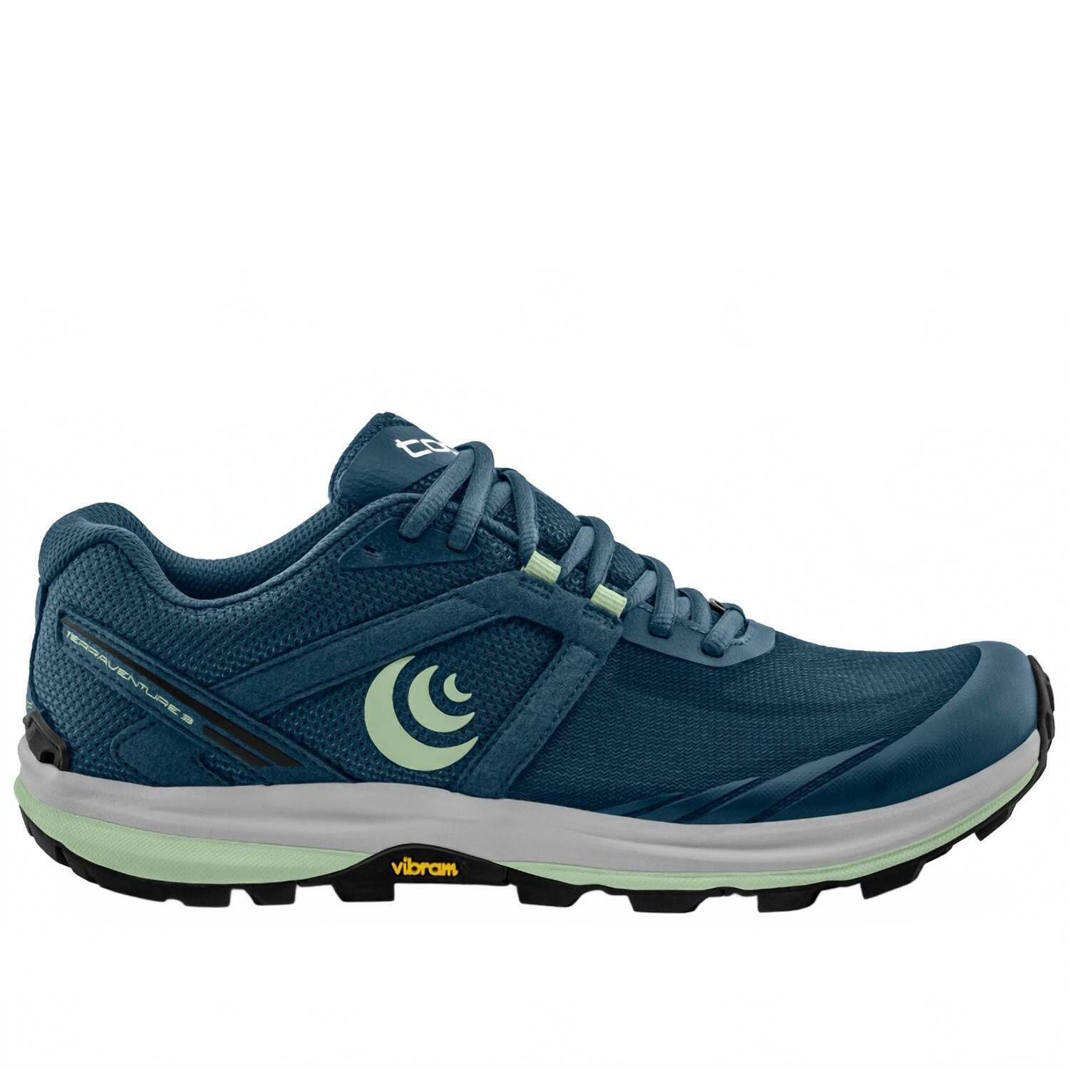 New Topo Athletic Women's Terraventure 3 Shoe In Denim/Mint